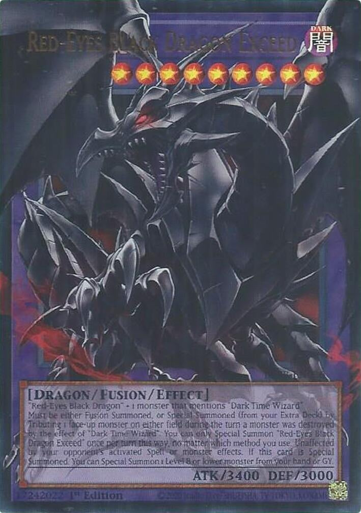Red-Eyes Black Dragon Exceed (Extended Art) (BETB-EN036) Ultra Rare [PREORDER - Llegada: 29/10]