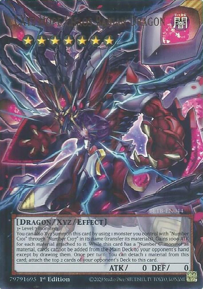 CXyz Hope Chaos Barian Dragon (Extended Art) (BETB-EN044) Ultra Rare [PREORDER - Llegada: 29/10]