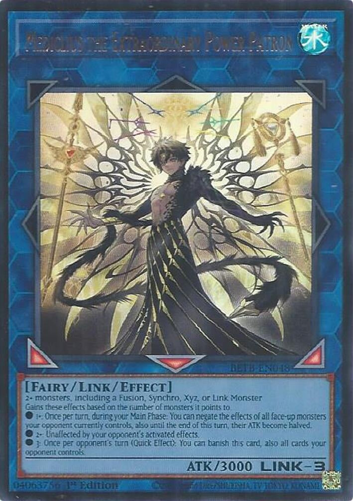 Mediclius the Extraordinary Power Patron (BETB-EN048) Ultra Rare [PREORDER - Llegada: 29/10]