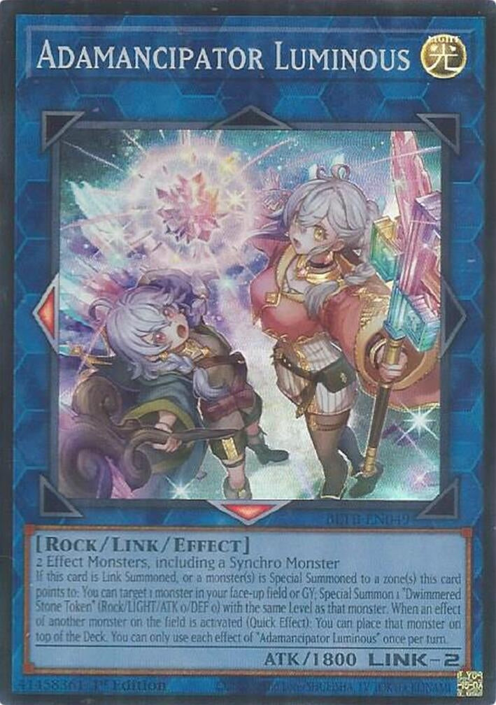 Adamancipator Luminous (BETB-EN049) Super Rare [PREORDER - Llegada: 29/10]