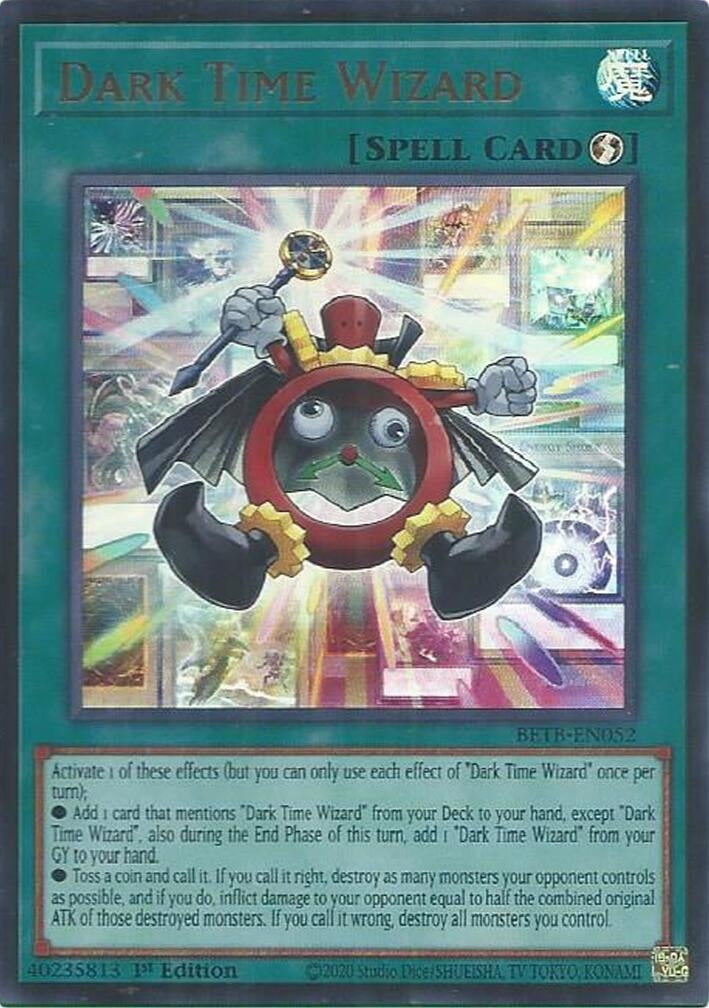 Dark Time Wizard (BETB-EN052) Ultra Rare [PREORDER - Llegada: 29/10]