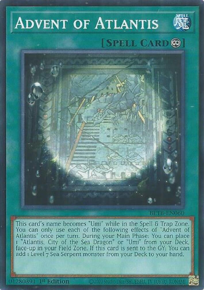 Advent of Atlantis (BETB-EN060) Common [PREORDER - Llegada: 29/10]