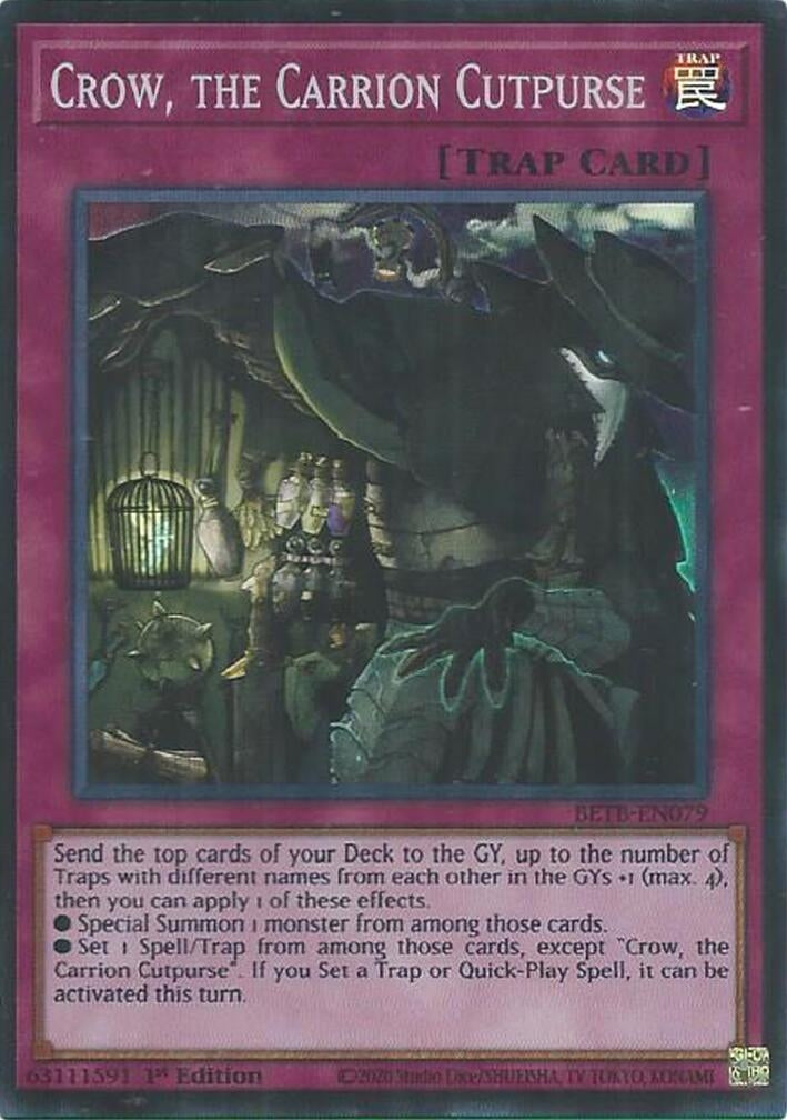 Crow, the Carrion Cutpurse (BETB-EN079) Super Rare [PREORDER - Llegada: 29/10]
