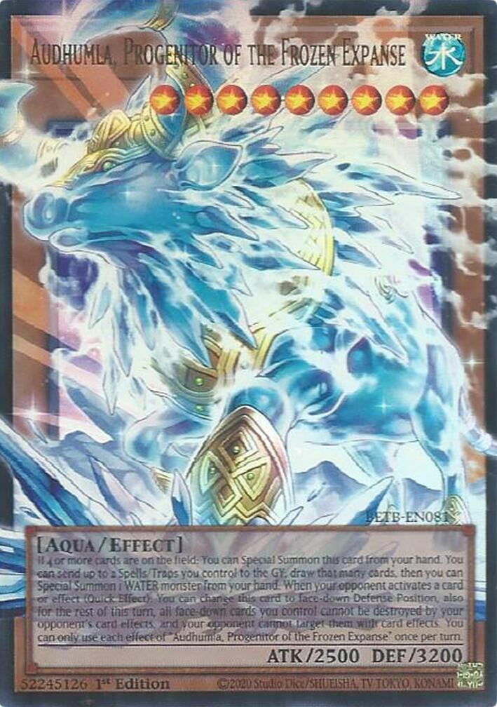 Audhumla, Progenitor of the Frozen Expanse (Extended Art) (BETB-EN081) Ultra Rare [PREORDER - Llegada: 29/10]