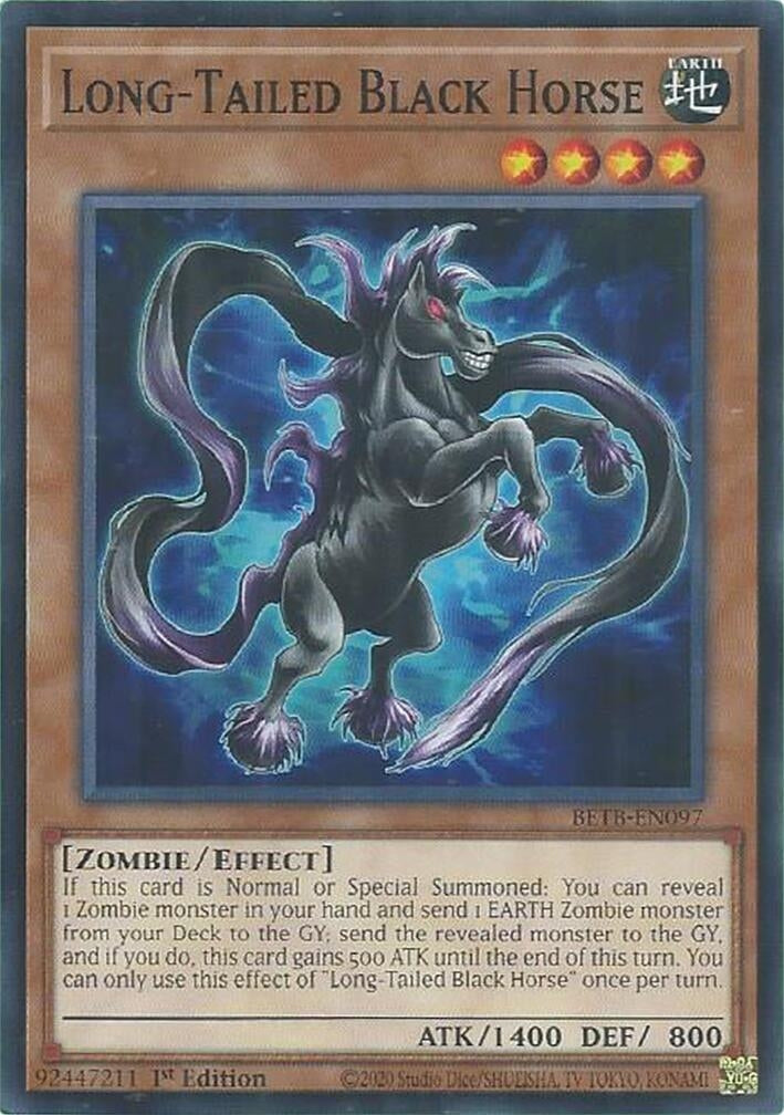 Long-Tailed Black Horse (BETB-EN097) Common [PREORDER - Llegada: 29/10]
