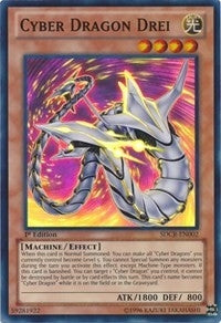 Cyber Dragon Drei (SDCR-EN002) Super Rare