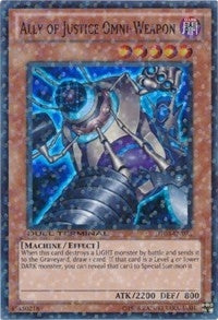 Ally of Justice Omni-Weapon (DT03-EN078) Duel Terminal Super Parallel Rare