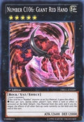 Number C106: Giant Red Hand (DRLG-EN049)  Super Rare