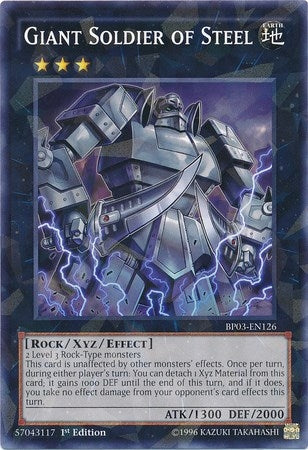 Giant Soldier of Steel (BP03-EN126) Shatterfoil Rare