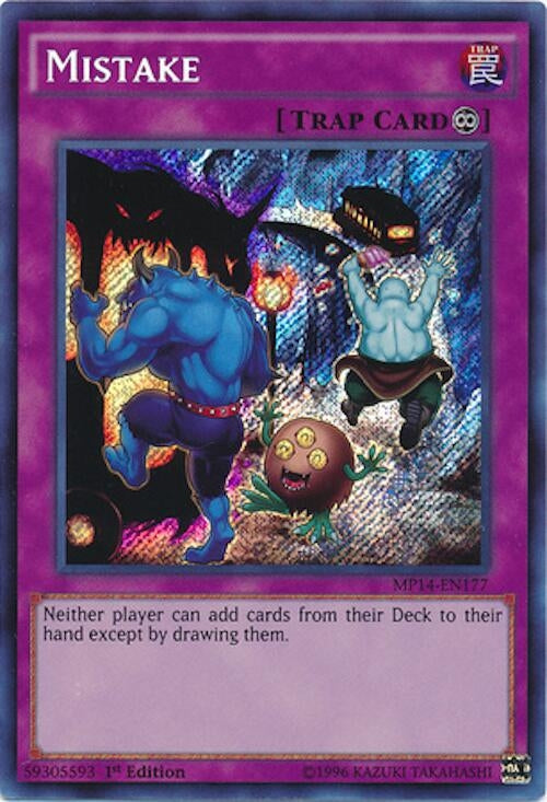 Mistake (MP14-EN177) Secret Rare