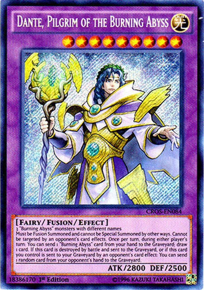 Dante, Pilgrim of the Burning Abyss (CROS-EN084) Secret Rare