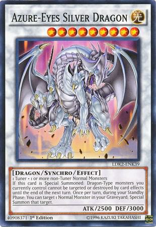 Azure-Eyes Silver Dragon (LDK2-ENK39)  Common