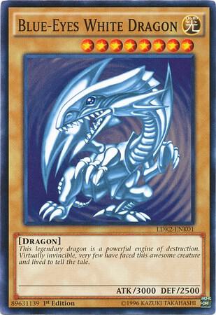Blue-Eyes White Dragon (Version 2) (LDK2-ENK01)  Common
