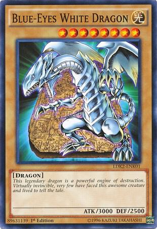 Blue-Eyes White Dragon (Version 4) (LDK2-ENK01)  Common