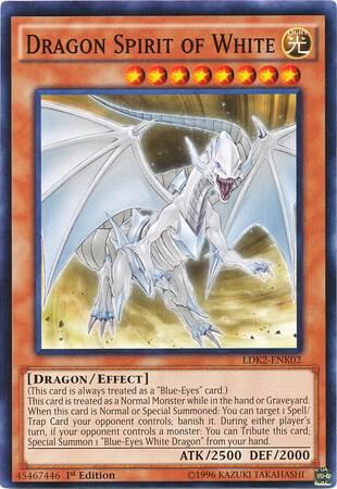 Dragon Spirit of White (LDK2-ENK02)  Common