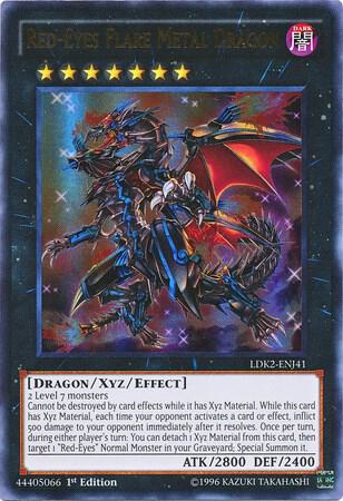 Red-Eyes Flare Metal Dragon (LDK2-ENJ41)  Ultra Rare