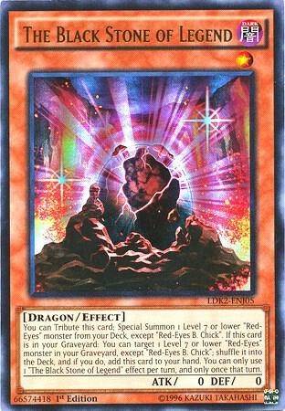 The Black Stone of Legend (LDK2-ENJ05)  Ultra Rare