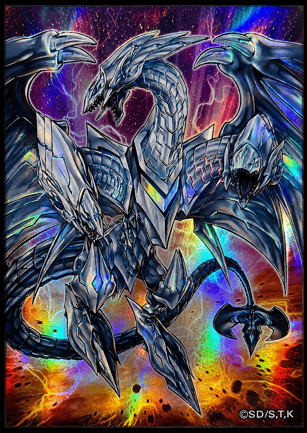 Folios/Protectores [OFICIAL KONAMI] para Extra Deck 15 Unidades Tamaño Small (Yugioh) - Neo Blue-eyes Ultimate Dragon