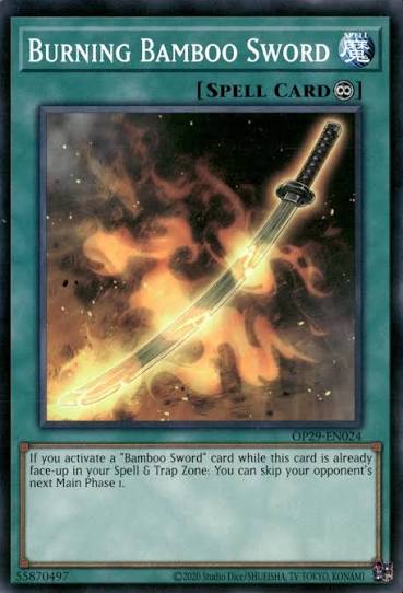 Burning Bamboo Sword (OP29-EN024) Common